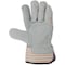 Magid Leather Palm Gloves, Wing Thumb, Gray, Large, 12 PK TB25E - alternate 3